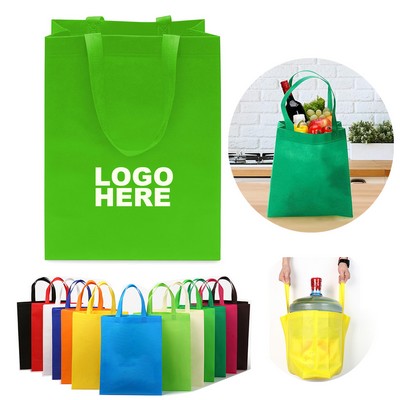 Reusable Gift Bags Party Favor Non-Woven Grocery Tote Bags for Shopping