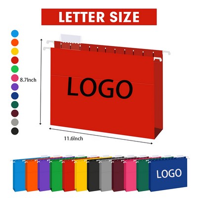 Plastic Customizable Reinforced Hanging File Folders