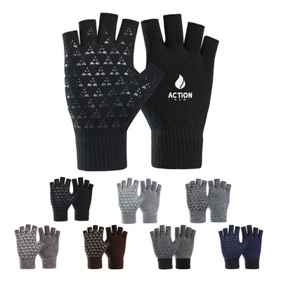 Knitted Fingerless Gloves