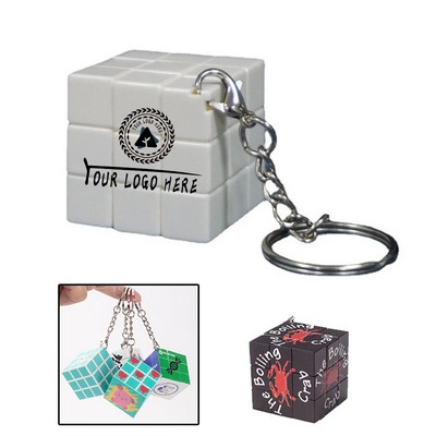 Magic Mini Puzzle Cube Keychain