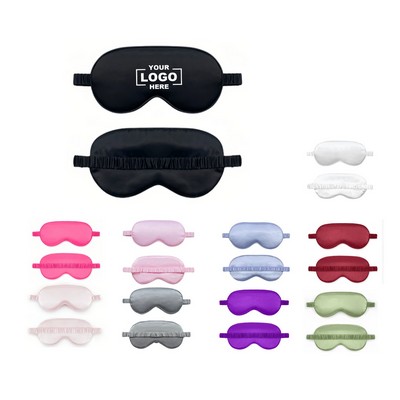 Silk-like sleep eye mask - blocks light but is not completely opaque, lightweight and adjustable
