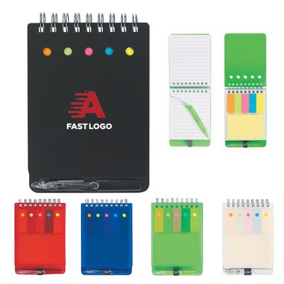 PP Cover Waterproof Notepad with Pen