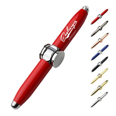 Fidget Spinning Stress Relief Pen with LED Light