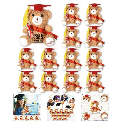 Graduation Plush Stuffed Toy Bear