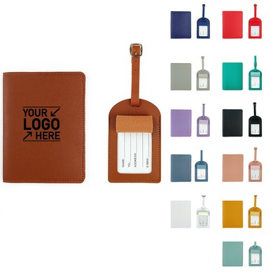 PU Passport Holder Set