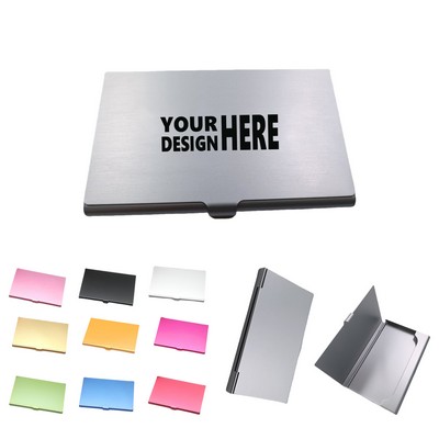 Aluminum Metal Business Card Holder