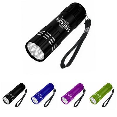 Aluminum Led Flashlight with Strap