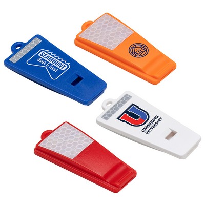 Safety First Reflective Whistle
