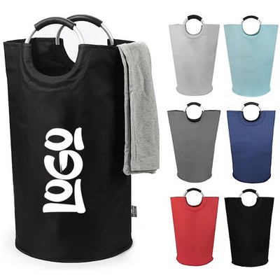 82L Foldable Freestanding Canvas Laundry Hamper