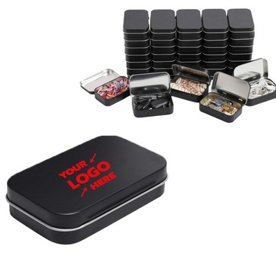 Matte Black Storage Tins