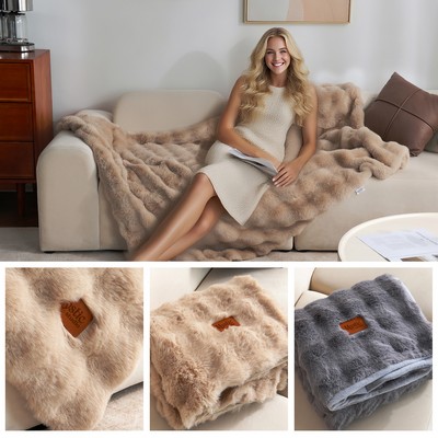 Bubble Fur Blanket