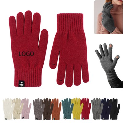 Winter Touchscreen Knit Gloves