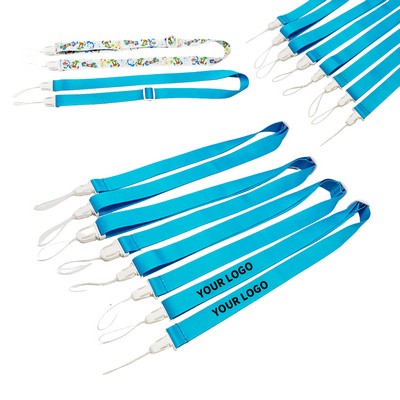 Polyester Pacifier Strap With Plastic Clip 8.7" x 1"