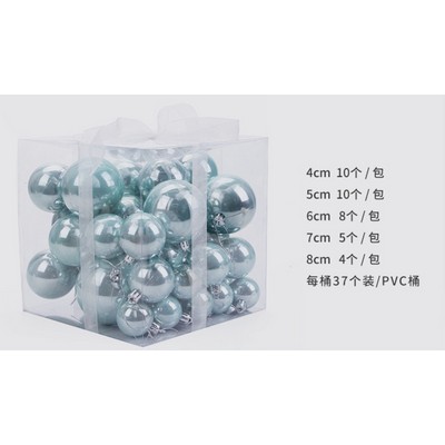 Pearl Christmas Balls Holiday Tree Hanging Ornaments 37 pcs