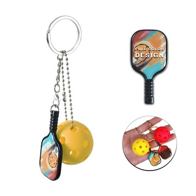 Pickleball Keychain