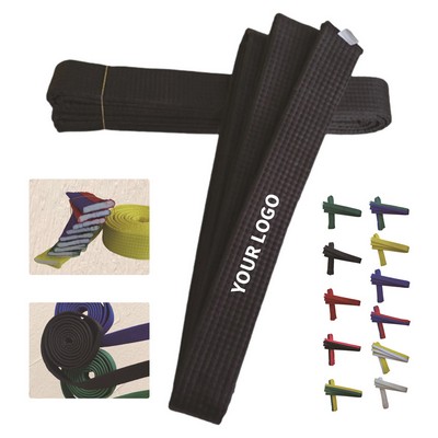 Cotton Taekwondo Belt 102" Length 1.63" Width 0.2" Thickness