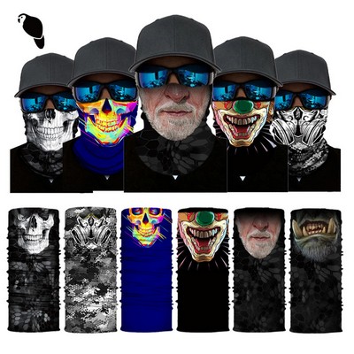 Halloween Themed Face Mask Costume Accessory for Party and Cosplay