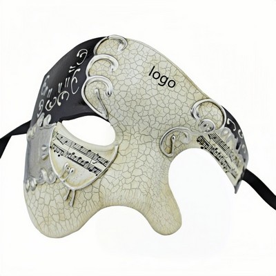 Venetian Carnival Half Mask for Halloween Costume Party