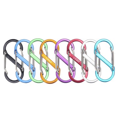 S-shaped carabiner