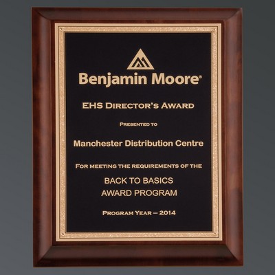 Cherry Deep Furniture Finish w/Black Brass/Florentine, Medium (8"x10")