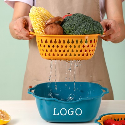 Double Layered Drain Basket