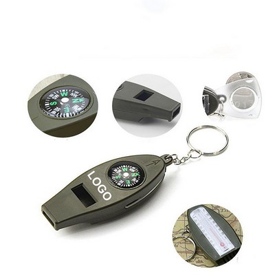 4" 1 Multi Purpose Survival Whistle