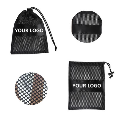 Mesh Drawstring Equipment Bag 6.3 x 9.8"