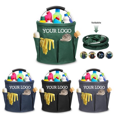 Foldable Cleaning Caddy Bag with Handle