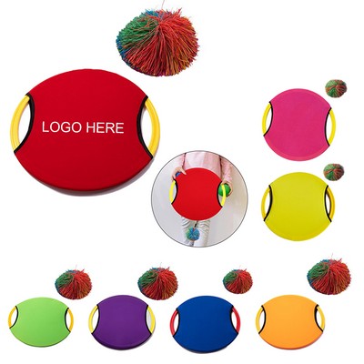 Elastic Bounce Ball Paddle Toy