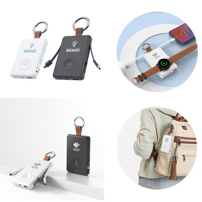 5,000 mAh Power Bank with Watch Charging