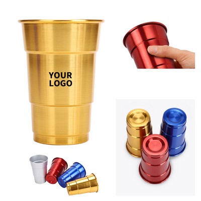 Recyclable Aluminum Cup Sixteen Ounce Capacity