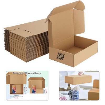 10x7x3" Corrugated Cardboard Crush Resistant Shipping Box for Mailing Packing