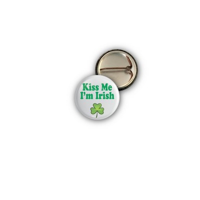 USA Made Celluloid Round Button (1") Stock Art - Irish