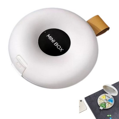 Portable Pill Box With Lanyard