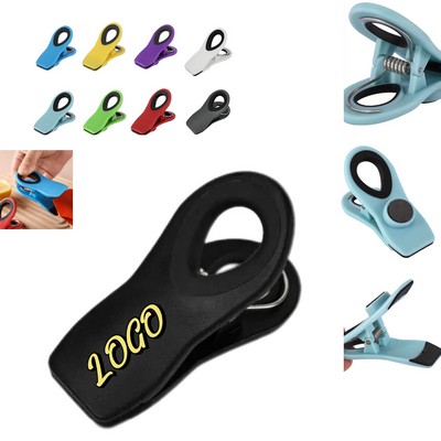 Magnetic Sealing Clip With Hole