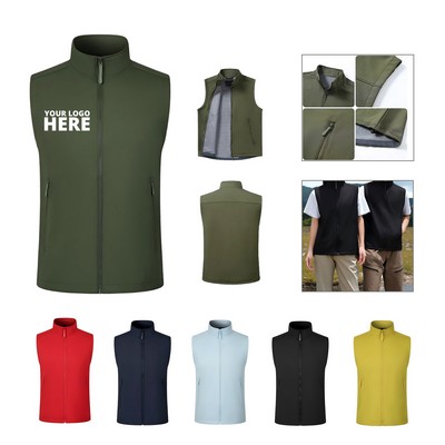Outdoor Softshell Fleece Vest