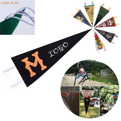 Felt Camping Decorative Flag