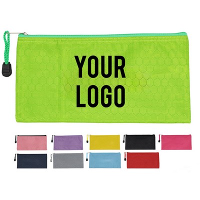 Waterproof Oxford Zippered Pencil Pouch