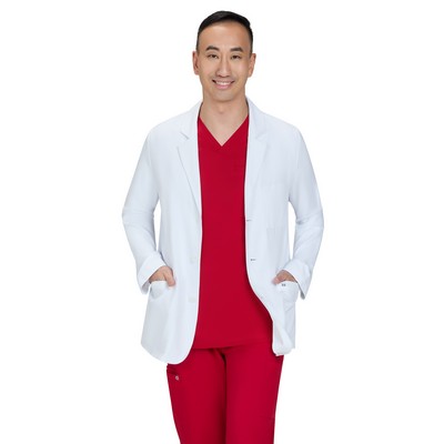koi - Essentials - Men's Five-Pocket Water Repellent 30.5" Dawson Lab Coat