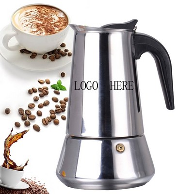 450ml Stainless Steel Portable Electric Moka Pot