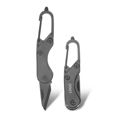 Mini Stainless Steel Folding Knife Keychain Everyday Carry Outdoor Use