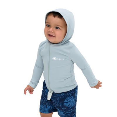 BloqUV Toddler's Sun Protection UPF 50+ Long Sleeve Unisex Full Zip Hoodie Jacket