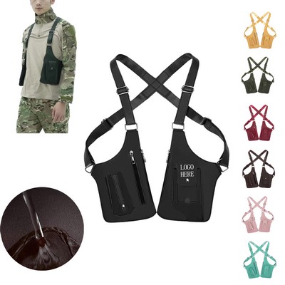 Custom Fashion Outdoor Sports Leisure Vest Backpack Shoulder Armpit Bag