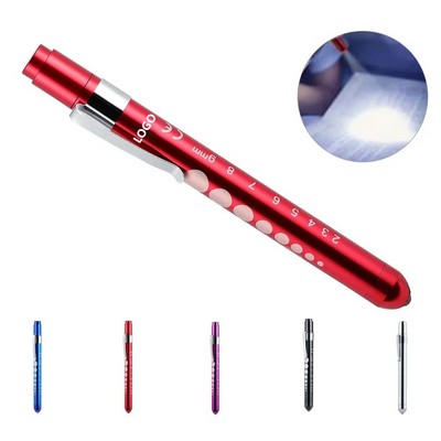 Nurse LED Penlight with Pupil Gauge