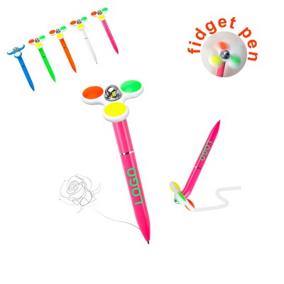Fidget Spinning Stress-Relief Ballpoint Pen