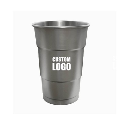 16oz Camping Party Cold Drink Beer Mug Stadium Aluminum Cup