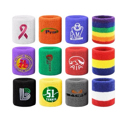 Wrist Support Sweatband - Elastic Spandex Wrist Wrap for Sports & Fitness