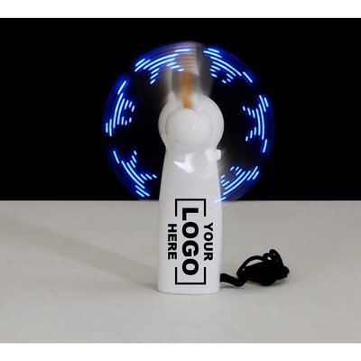 LED Message Display Hand Fan
