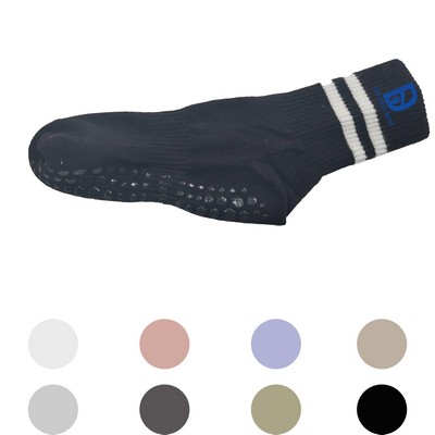 Home and Sports Pilates Sock with Non Slip Grippers