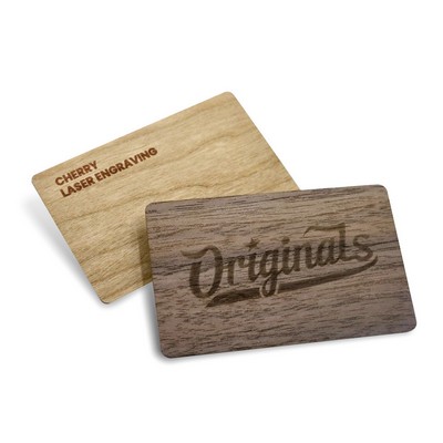 Customizable Wood Hotel Key Card for Room Access & Security Systems